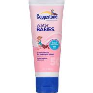 Coppertone Water Babies Sunscreen Lotion, SPF 50, 3 fl oz