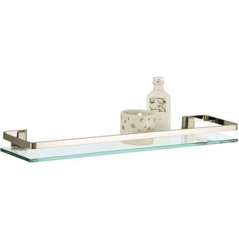 Neu Home Glass Shelf with Nickel Rail