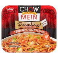 Nissin® Premium Teriyaki Chicken Flavor Chow Mein Noodles 4 oz. Tray