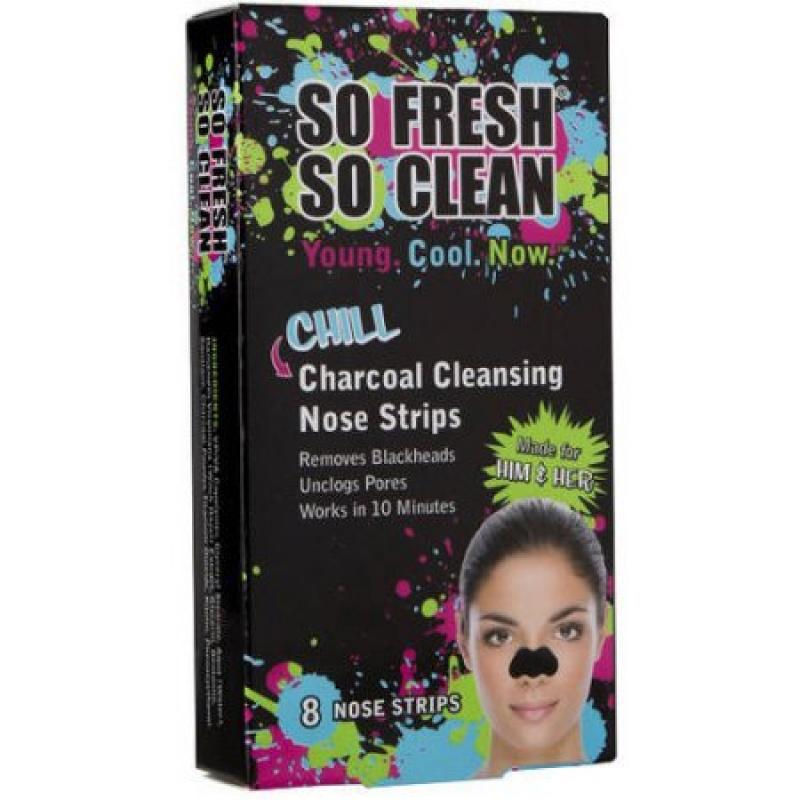 So Fresh So Clean Chill Charcoal Cleansing Nose Strips, 8 count