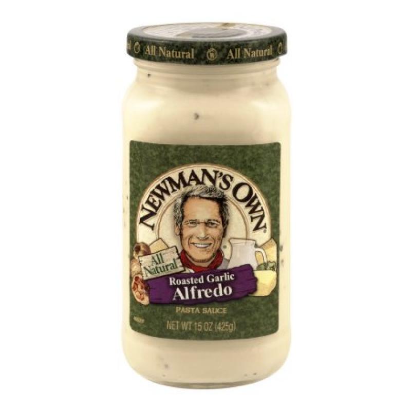 Newman&#039;s Own All Natural Roasted Garlic Alfredo Pasta Sauce, 15.0 OZ