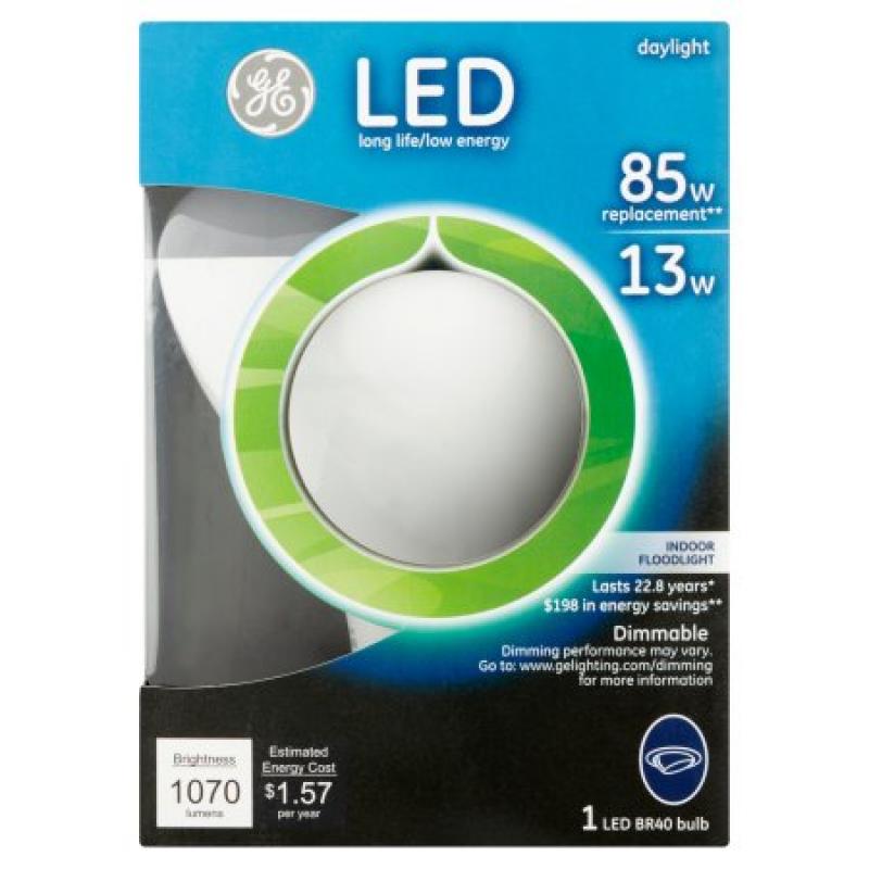 GE LED 13W 1070 Lumens Daylight BR40 Bulb