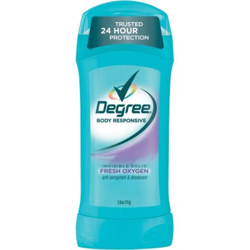 Degree Women Fresh Antiperspirant Deodorant Stick, 2.6 oz, Twin Pack