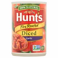 Hunt&#039;s Diced Fire Roasted W/Garlic Tomatoes 14.5 Oz Can