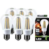 Miracle LED Decor Gorgeous, Xtra Bright 360 Degree Radiance, 7W Replace 60W Light Bulb, E26 Daylight White, 6-Pack