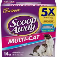 Scoop Away Multi-Cat, Scented Cat Litter, 14 Pounds