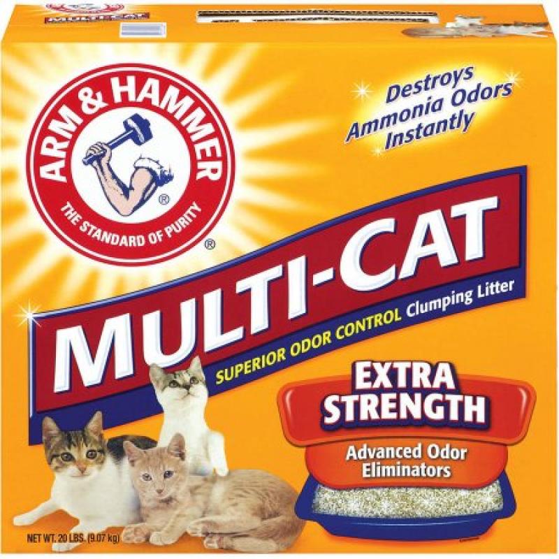Arm & Hammer Multi-Cat Extra Strength Clumping Cat Litter 20 lb.