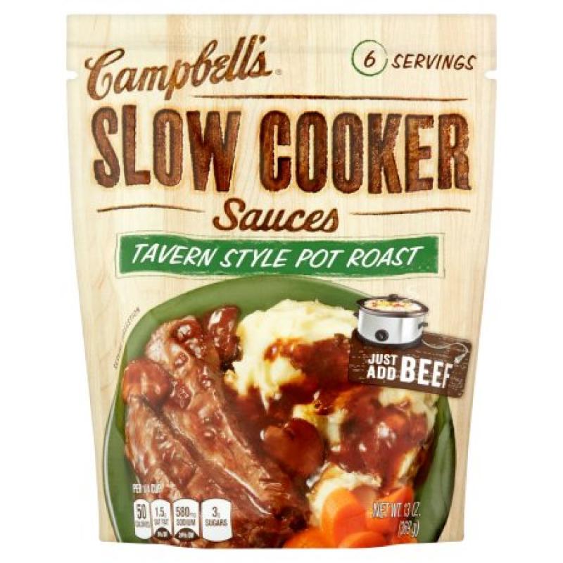 Campbell&#039;s Slow Cooker Sauces Tavern Style Pot Roast, 13 oz