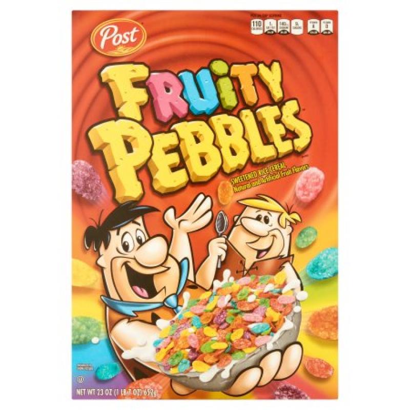 Post Fruity Pebbles Cereal, 23 oz