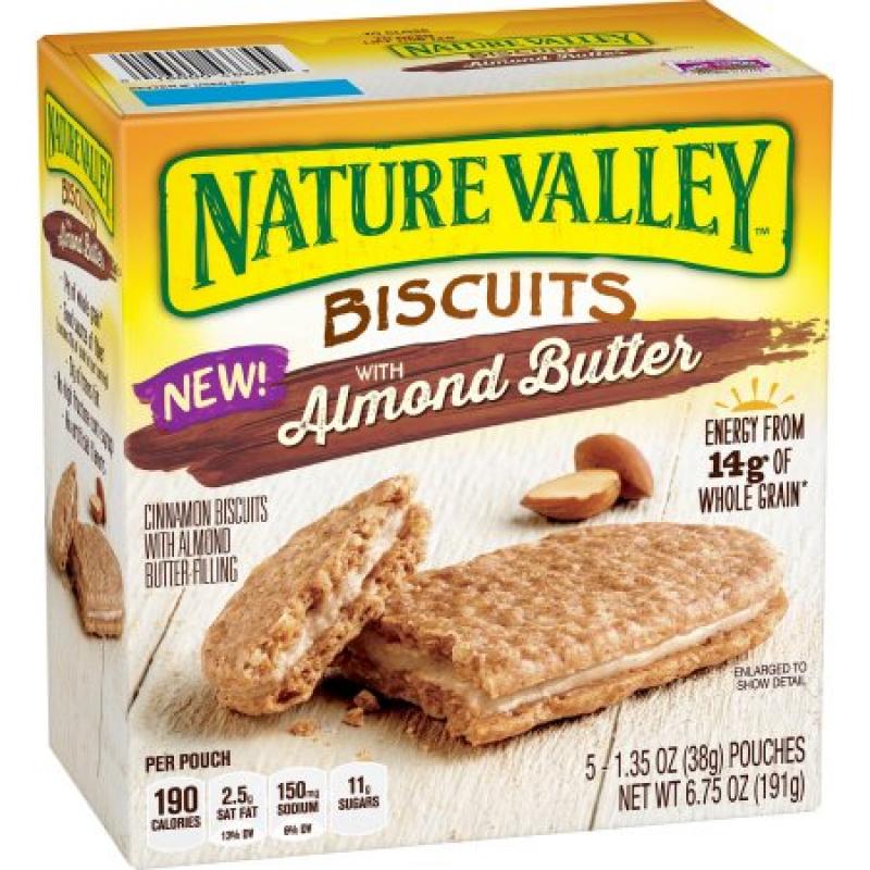 Nature Valley Biscuits Cinnamon Biscuits With Almond Butter - 5 CT