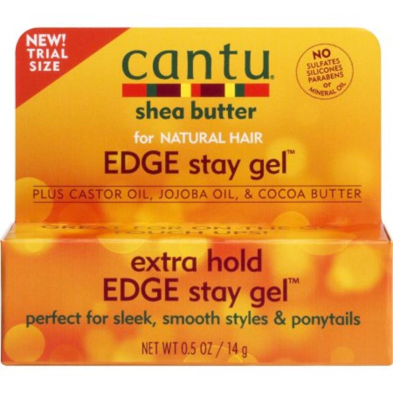 Cantu Shea Butter Extra Hold Edge Stay Gel, 0.5 oz