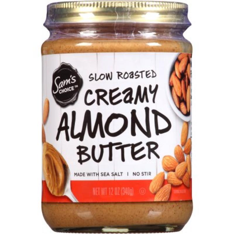 Sam&#039;s Choice Slow Roasted Creamy Almond Butter, 12 oz