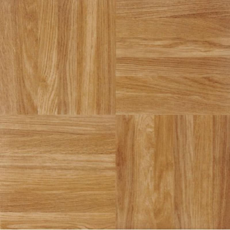 NEXUS Oak Parquet 12x12 Self Adhesive Vinyl Floor Tile - 20 Tiles/20 Sq.Ft.