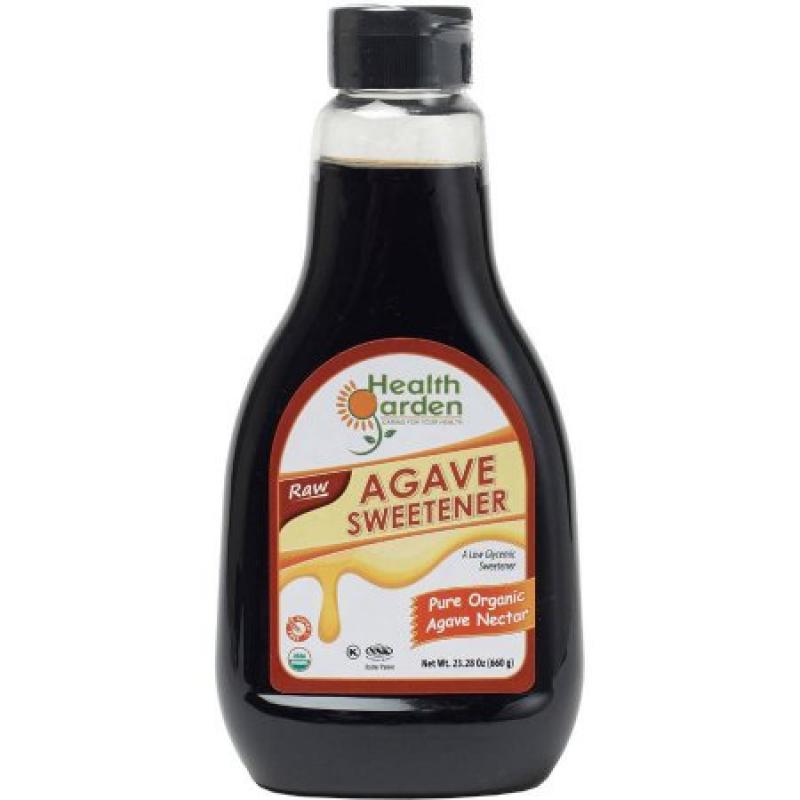 Health Garden Organic Raw Agave Nectar Sweetener, 23.28 oz