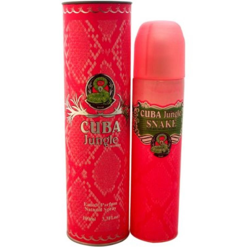 Cuba Jungle Snake for Women Eau de Parfum Natural Spray, 3.4 fl oz
