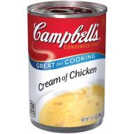 Campbells Condensed Soup, Cream of Chicken, 10.5 Oz