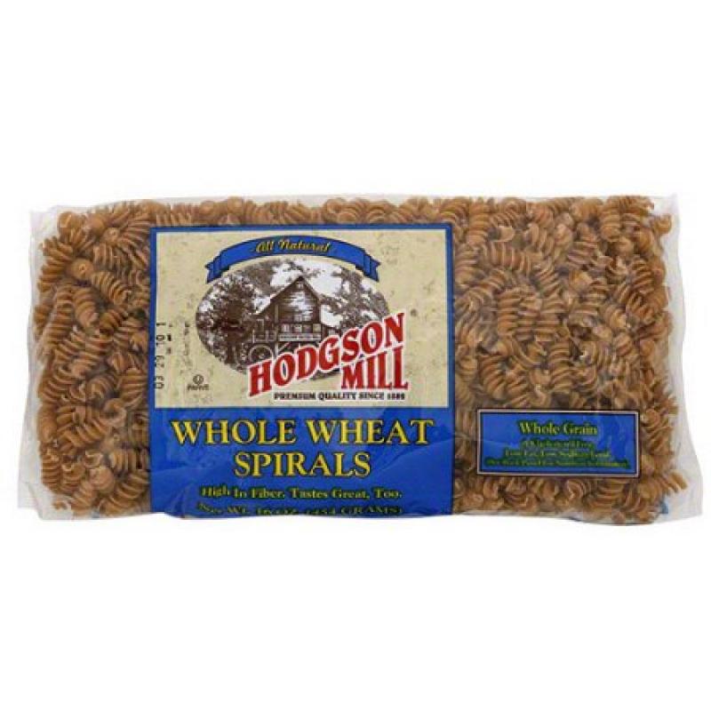 Hodgson Mill Whole Wheat Spiral Pasta Noodles, 16 oz (Pack of 12)