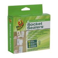Duck Brand Foam Socket Sealers, 24pk