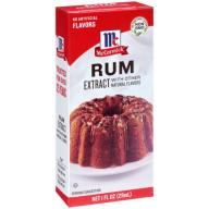 McCormick® Rum Extract with Other Natural Flavors, 1 fl. oz. Box