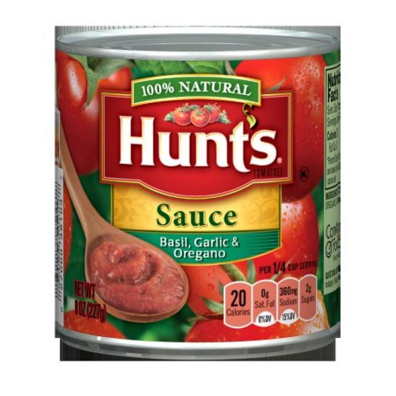 Hunt&#039;s Basil Garlic & Oregano Tomatoes Sauce 8 Oz Can