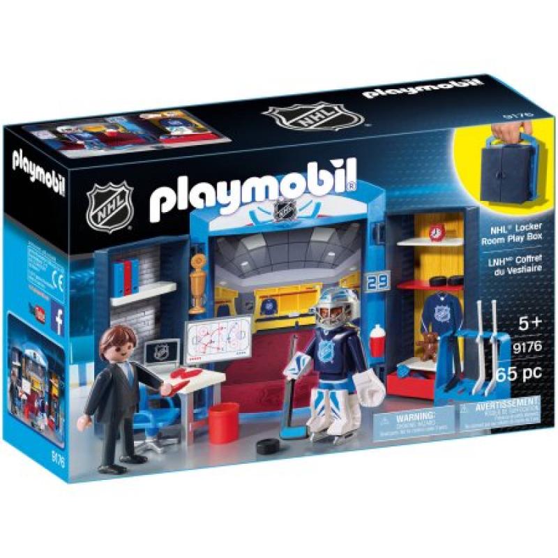 PLAYMOBIL NHL Locker Room Play Box