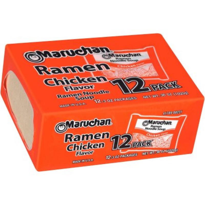 Maruchan® Chicken Flavor Ramen Noodle Soup 12-3 oz. Box