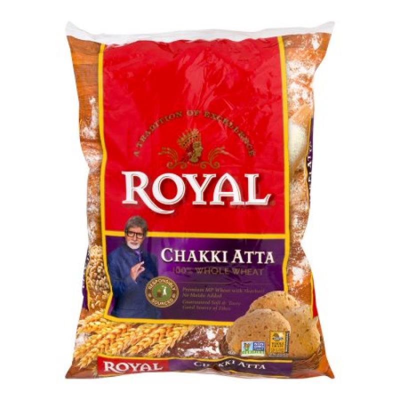 Royal Chakki Atta 100% Whole Wheat, 20.0 LB