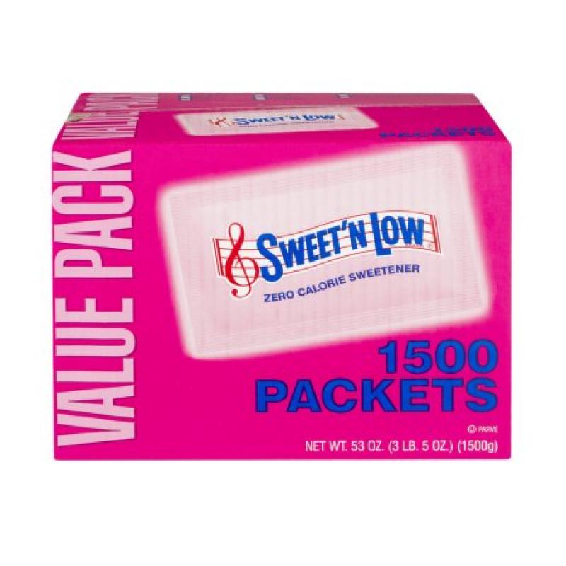 Sweet&#039;N Low Zero Calorie Sweetener Packets - 1500 CT