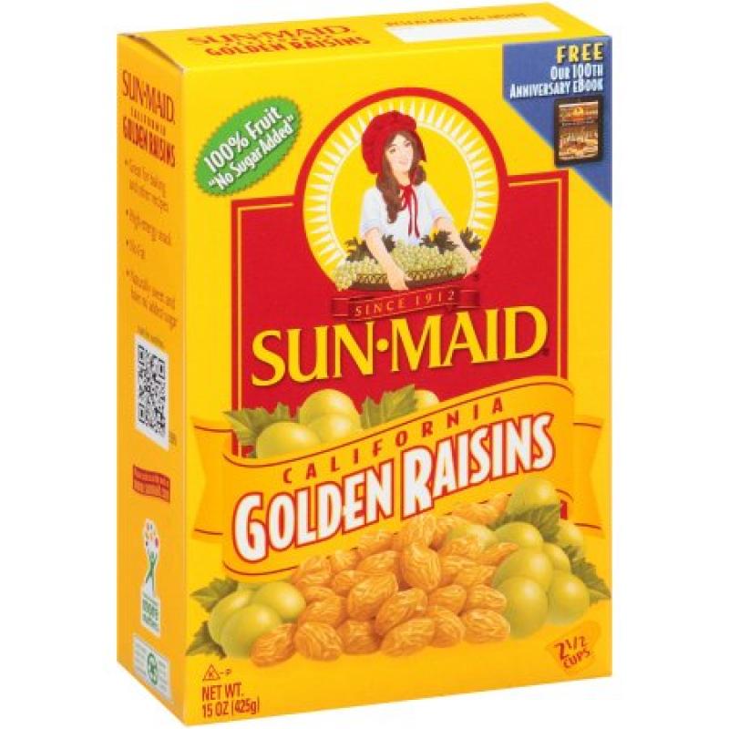 Sun-Maid California Golden Raisins, 15.0 OZ
