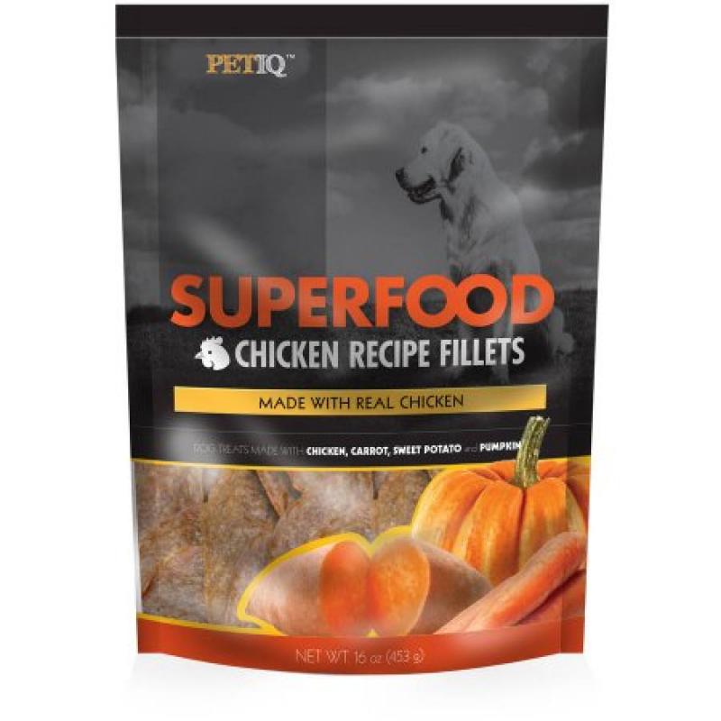 PetIQ Superfood Chicken Recipe Fillets with Carrot, Sweet Potato and Pumpkin