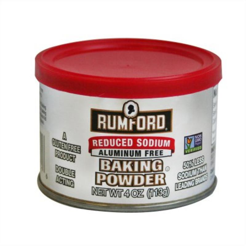 Rumford Baking Powder Low Sodium, 4.0 OZ