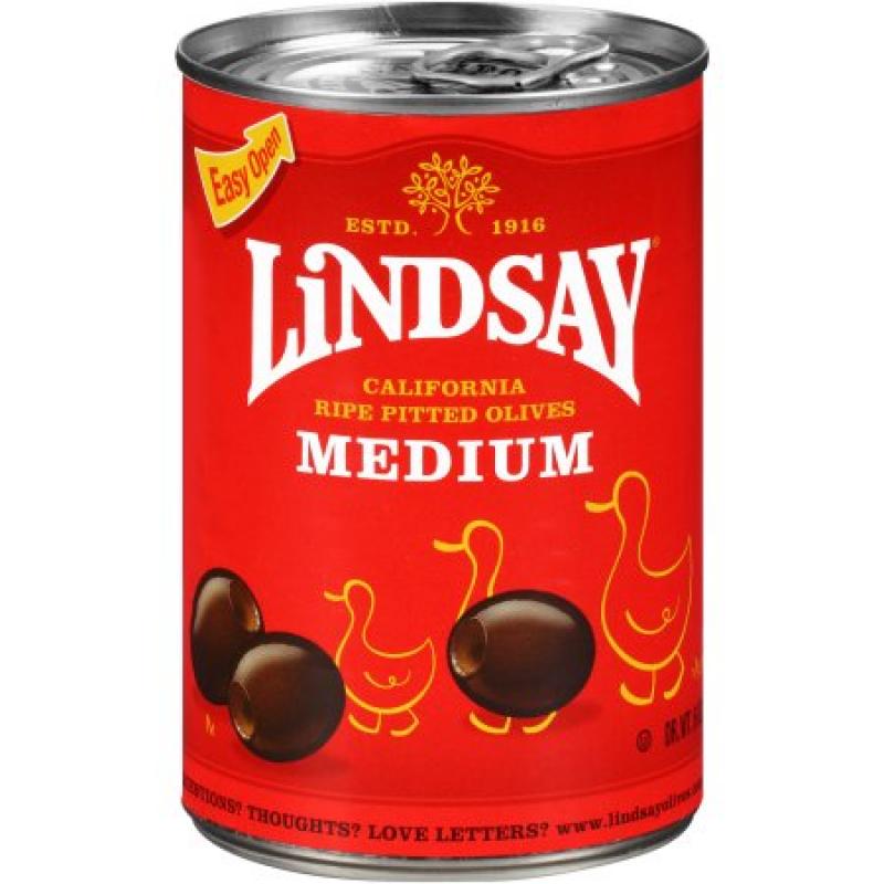 Lindsay Medium Pitted Ripe Olives, 6 oz