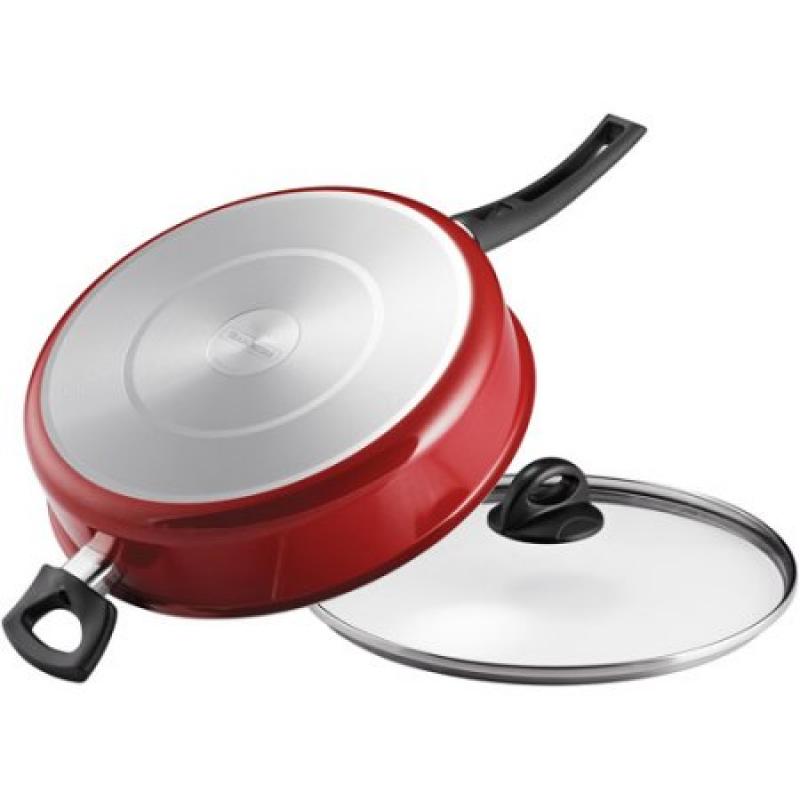 Tramontina 5-Qt EveryDay Nonstick Jumbo Cooker with Lid, Red