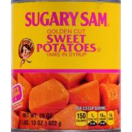 Trappey&#039;s Sugary Sam Golden Cut Yams In Syrup Sweet Potatoes 29 oz. Can
