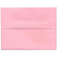 A2 (4 3/8" x 5-3/4") Recycled Paper Invitation Envelope, Light Baby Pink, 25pk
