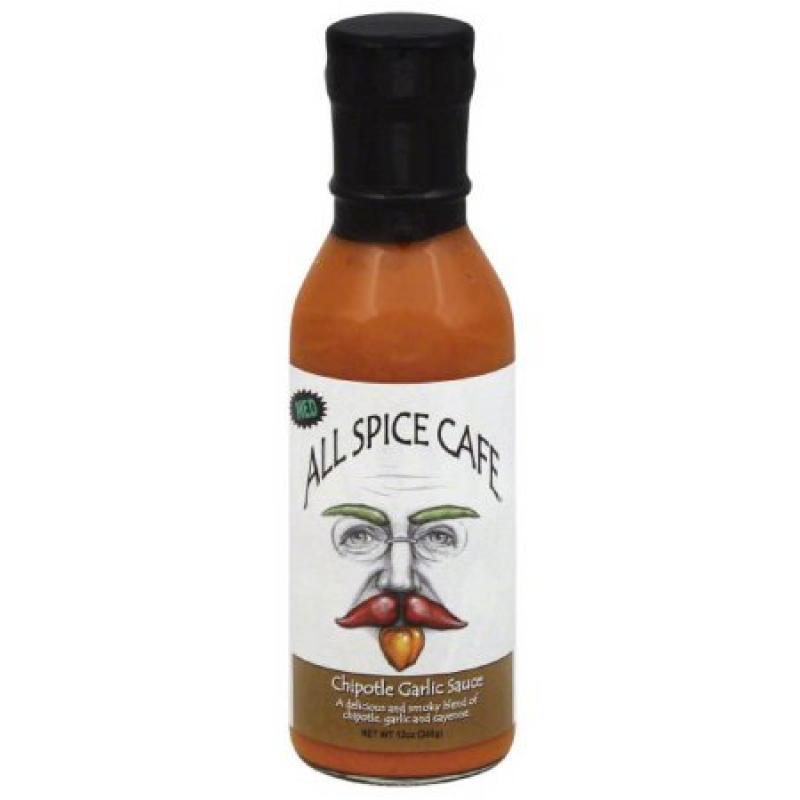 All Spice Cafe, All Spice Cafe Chipotle Garlic Sauce Medium, 12 OZ (Pack of 6)