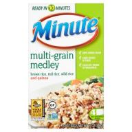 Minute® Brown Red Wild Quinoa Multi-Grain Medley Rice 4-3.0 oz. Bags