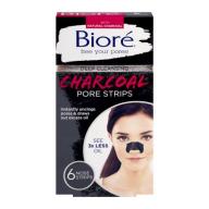 Biore Deep Cleaning Charcoal Pore Strips - 6 CT