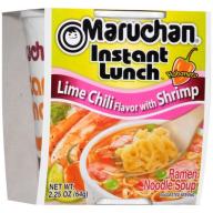 Maruchan Instant Lunch Lime Chili Flavor w/Shrimp Instant Lunch, 2.25 oz