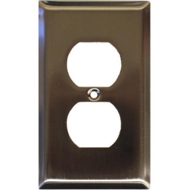 Traditional Steel Outlet Cover