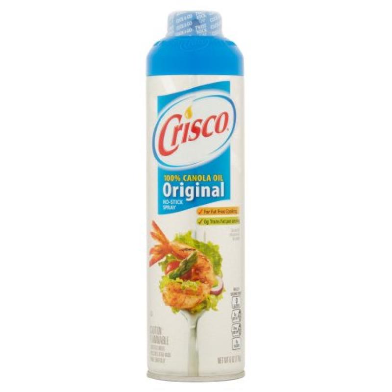 Crisco Original No-Stick Spray 100% Canola Oil 6 oz