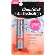 ChapStick Total Hydration 100% Natural Fresh Citrus Lip Care, 0.12 oz