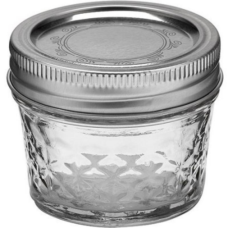 Ball 12-Count 4-Ounce Jelly Jars with Lids and Bands