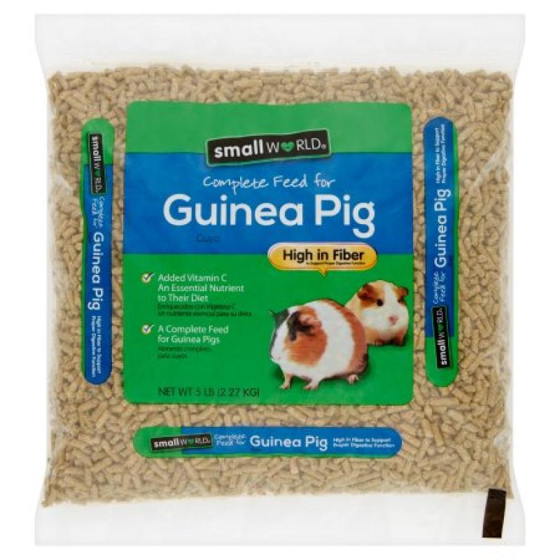 Small World: Complete Feed For Guinea Pigs Guinea Pig, 5 lb