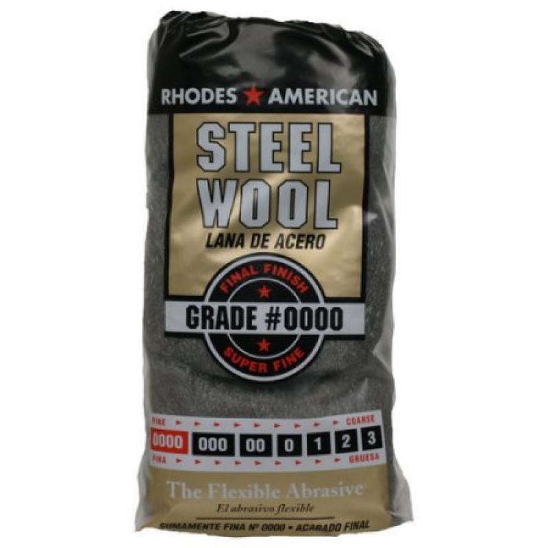 Homax Steel Wool, Super Fine Grade #0000, 12 pads
