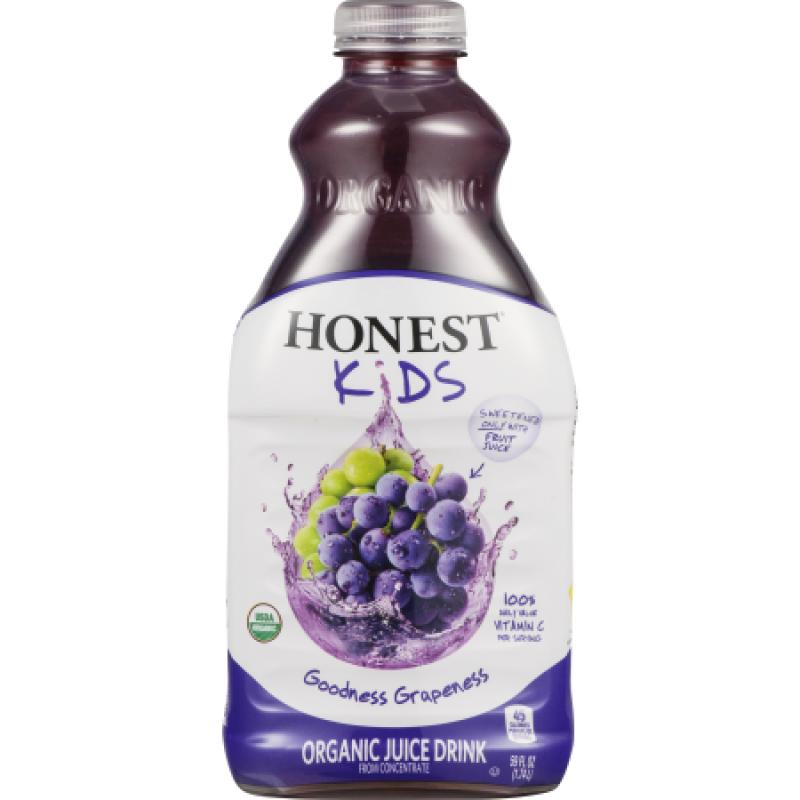 Honest Kids Goodness Grapeness Organic Juice Drink, 59 fl oz