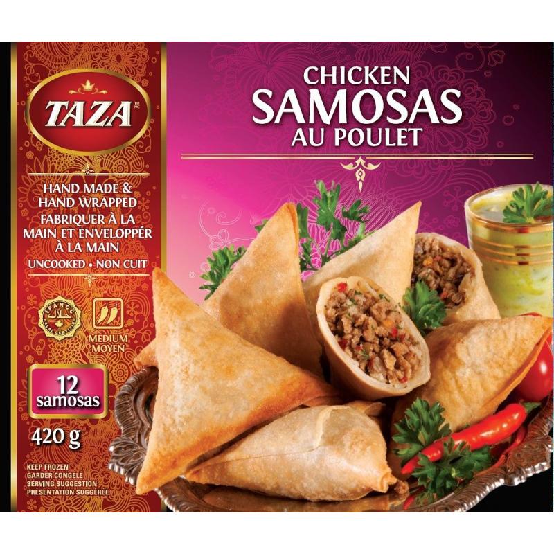 Taza Chicken Samosa 12x12