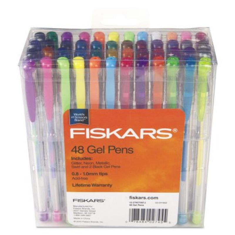 Fiskars 48-Piece Gel Pen Value Set