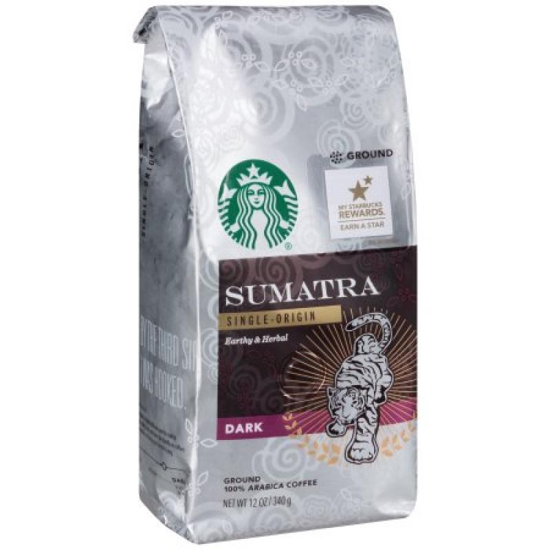 Sumatra Single -Origin Earthy & Herbal Dark Coffee 12 oz. Package