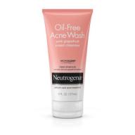 Neutrogena Oil-Free Acne Wash Pink Grapefruit Cream Cleanser, 6 Oz